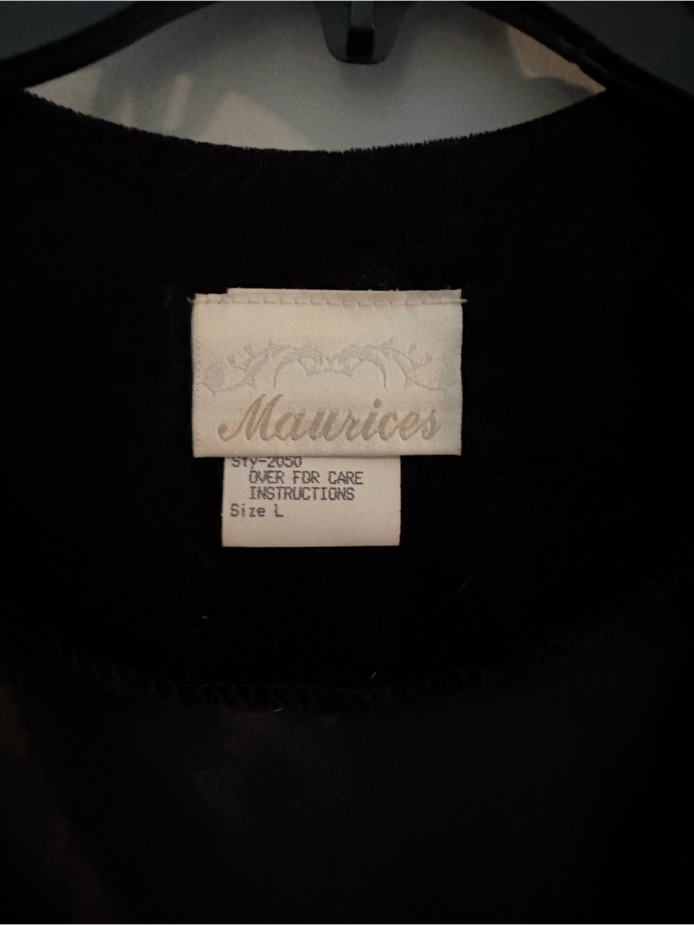 Maurices Black Velvet Cropped Bolero - Picture 2 of 6